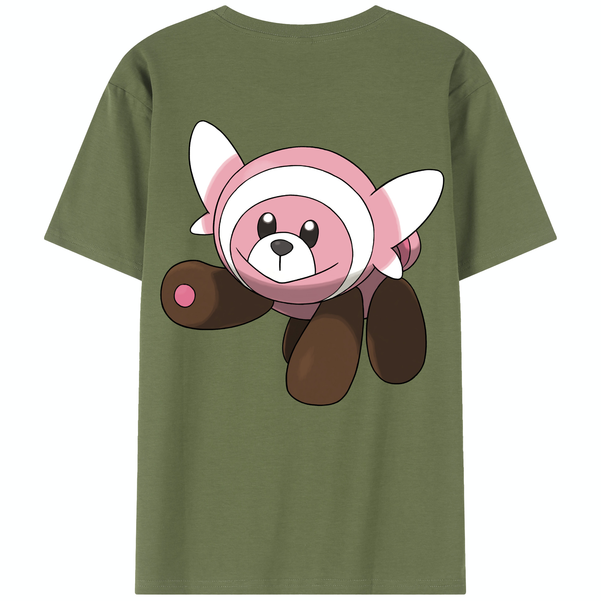 （画像用） ポケットモンスター Pokémon 綿100％半袖Tシャツ（背面プリント）